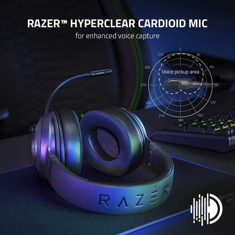 خرید هدست گیمینگ Razer Kraken v3 X - سیاه