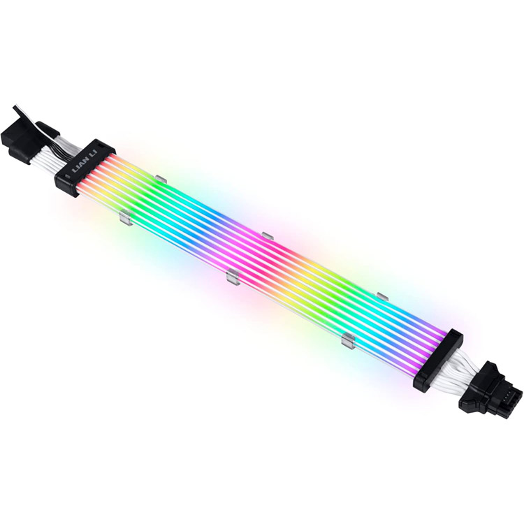خرید کابل افزایش طول Lian Li Strimer Plus V2 12VHPWR با هشت نوار LED