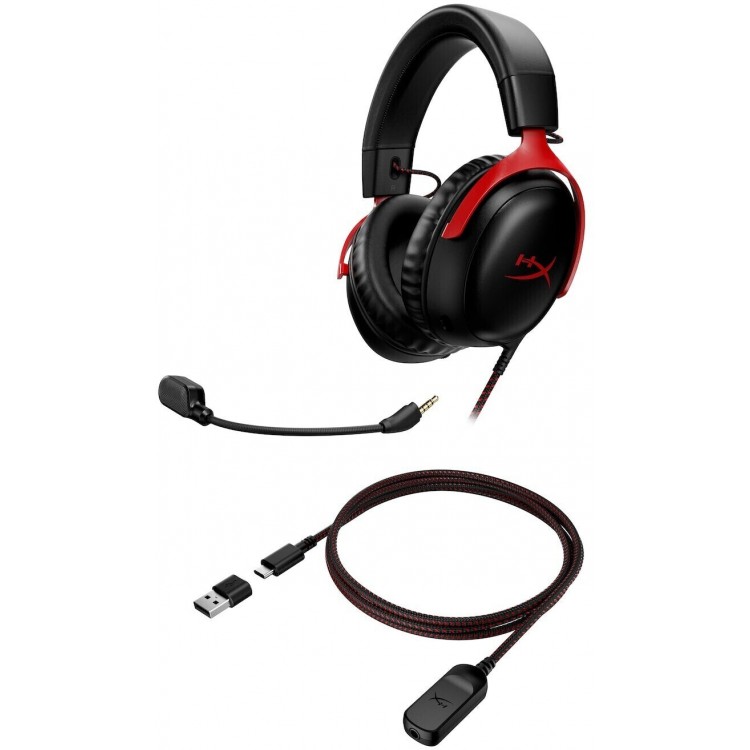 خرید هدست HyperX Cloud III - سیاه/قرمز