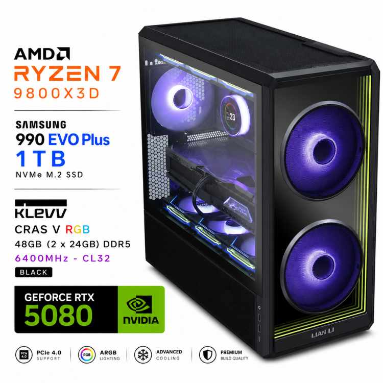 خرید کامپیوتر Poseidon Lancool 217 Infinity 9850
