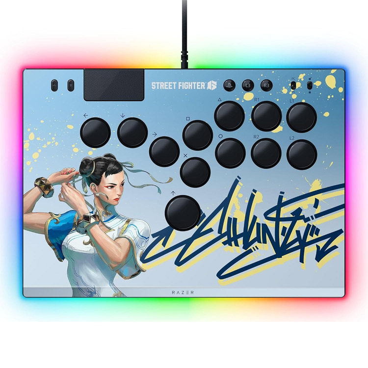 خرید گیم پد Razer Kitsune مخصوص بازی‌های آرکید - طرح SF6 Chun Li