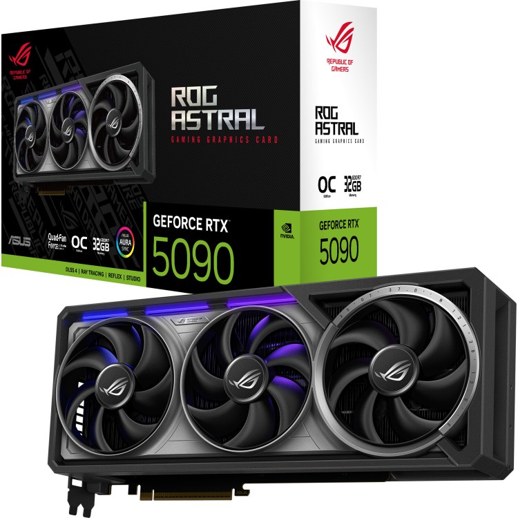 خرید کارت گرافیک Asus ROG Astral GeForce RTX 5090 OC - حافظه 32 گیگابایت