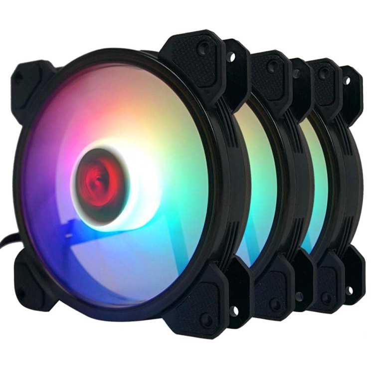 خرید فن کیس Redragon GC-F009 RGB - پک سه تایی