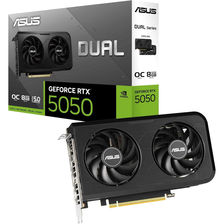 خرید کارت گرافیک Asus Dual GeForce RTX 5050 OC - حافظه هشت گیگابایت