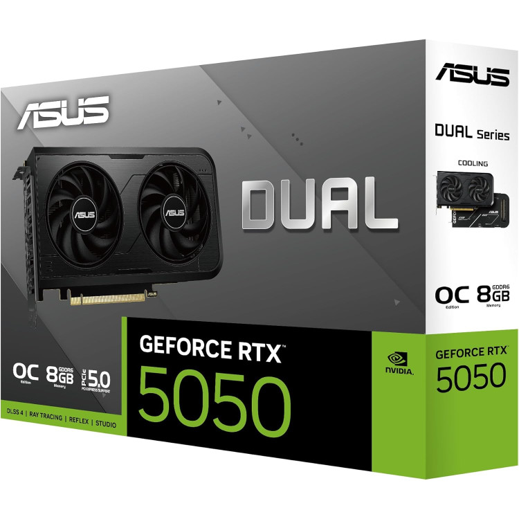 خرید کارت گرافیک Asus Dual GeForce RTX 5050 OC - حافظه هشت گیگابایت