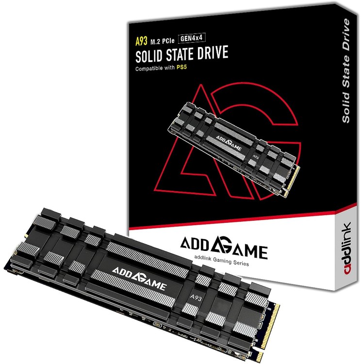 خرید اس اس دی Addlink ADDGAME A93 با هیت سینک - دو ترابایت