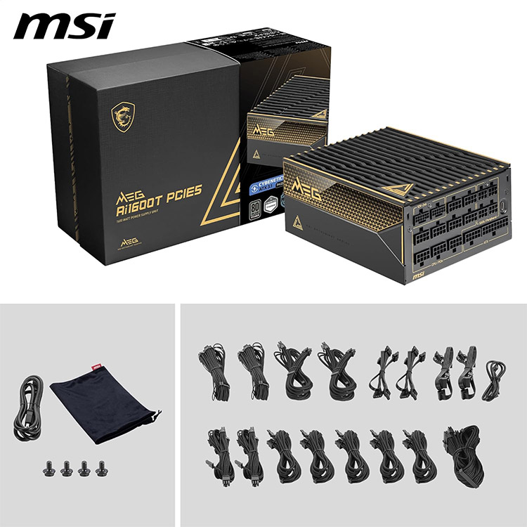 خرید پاور MSI MEG AI1600T - سیاه
